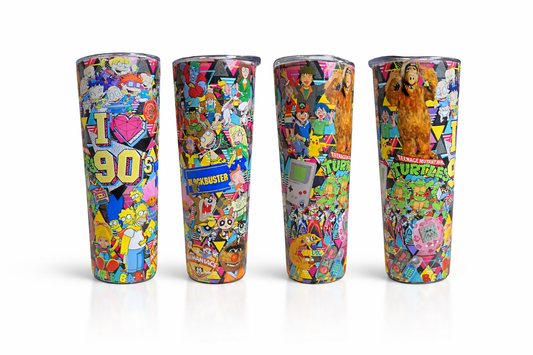 90s Cartoon Tumbler