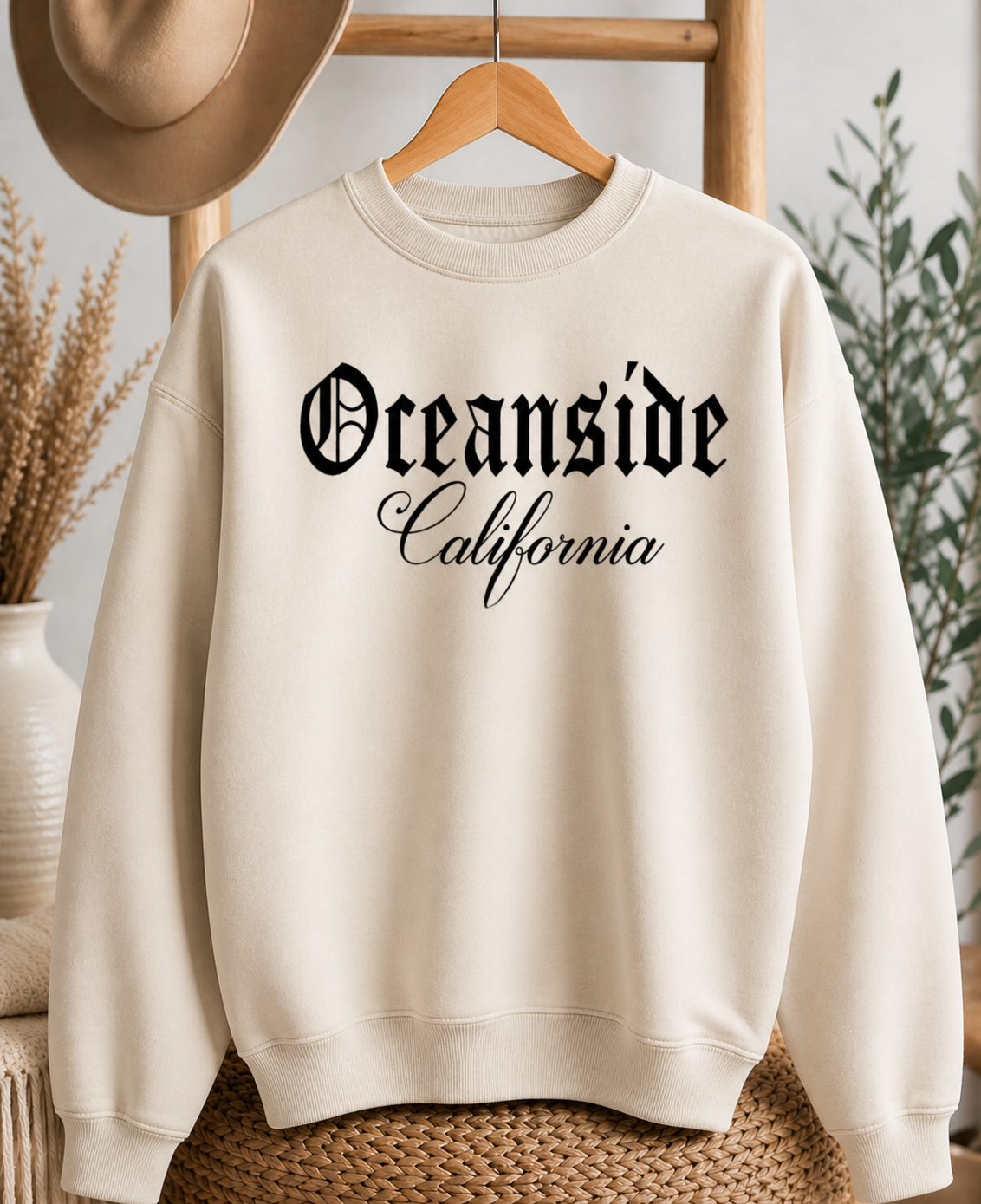 Oceanside California Crewneck